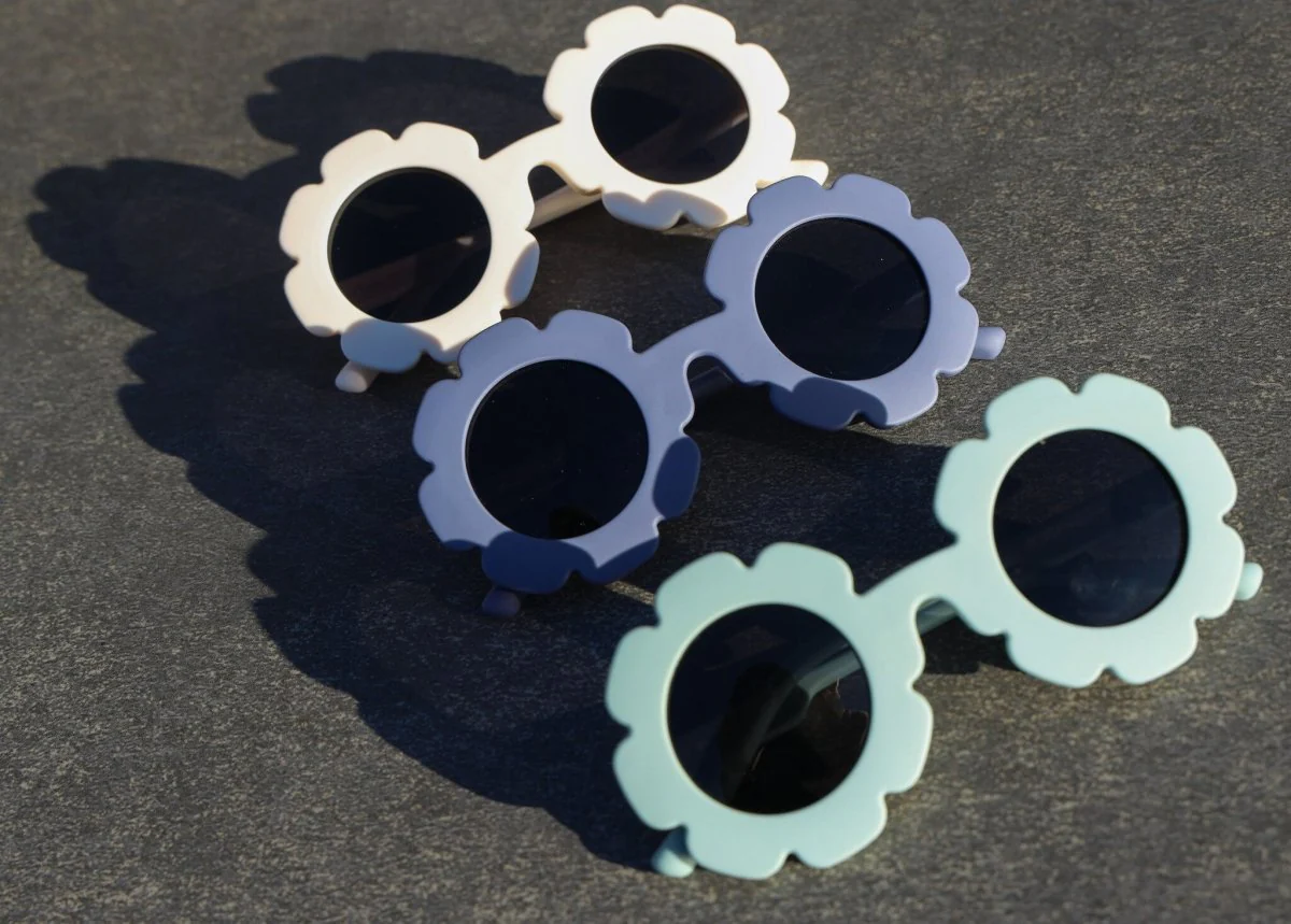 JeP Kids Baby Zonnebril Flower Off White 2+ jaar - Image 4