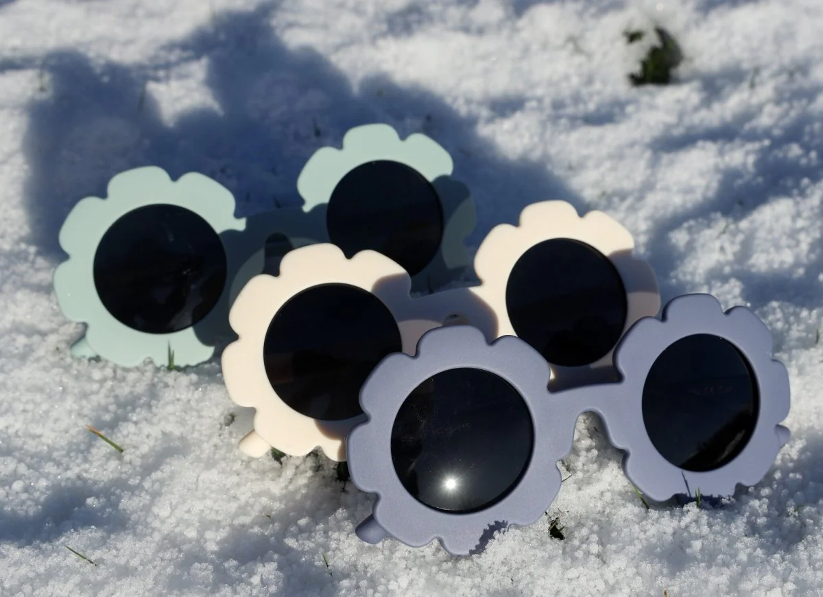 JeP Kids Baby Zonnebril Flower Off White 2+ jaar - Image 6