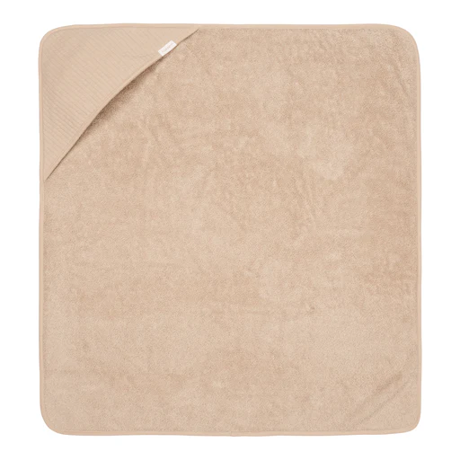 Little Dutch Badcape Baby Pure Beige 75X75cm - Image 3