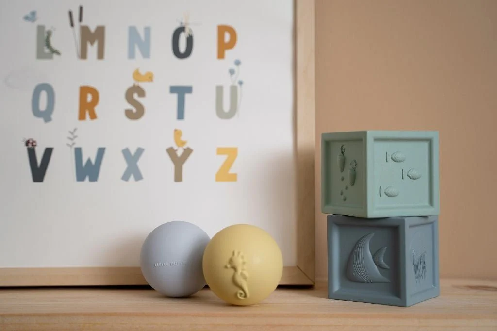 Little Dutch Stapeltoren Ocean Blokken en Ballen Set 4 Delig - Image 3