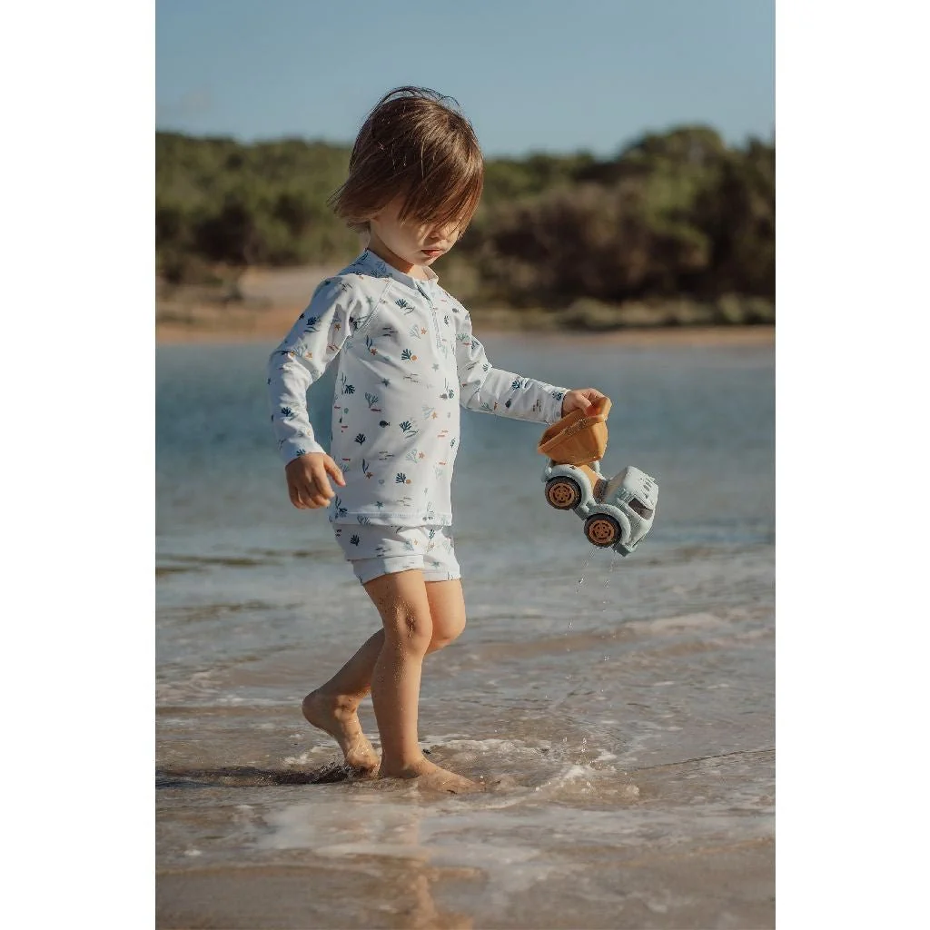 Little Dutch Zandbak Speelgoed Dump Truck Ocean Dreams Blue - Image 7