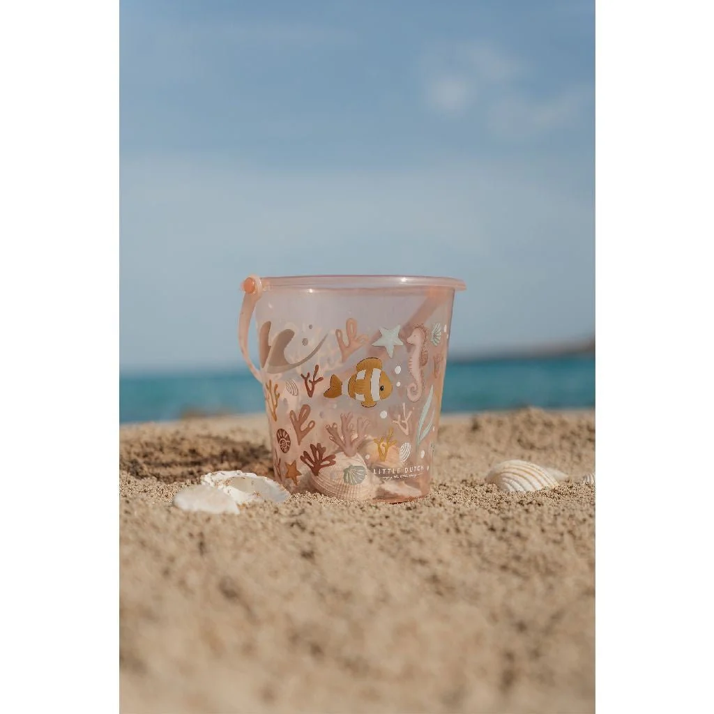 Little Dutch Zandbak Speelgoed Emmer Ocean Dreams Pink - Image 3