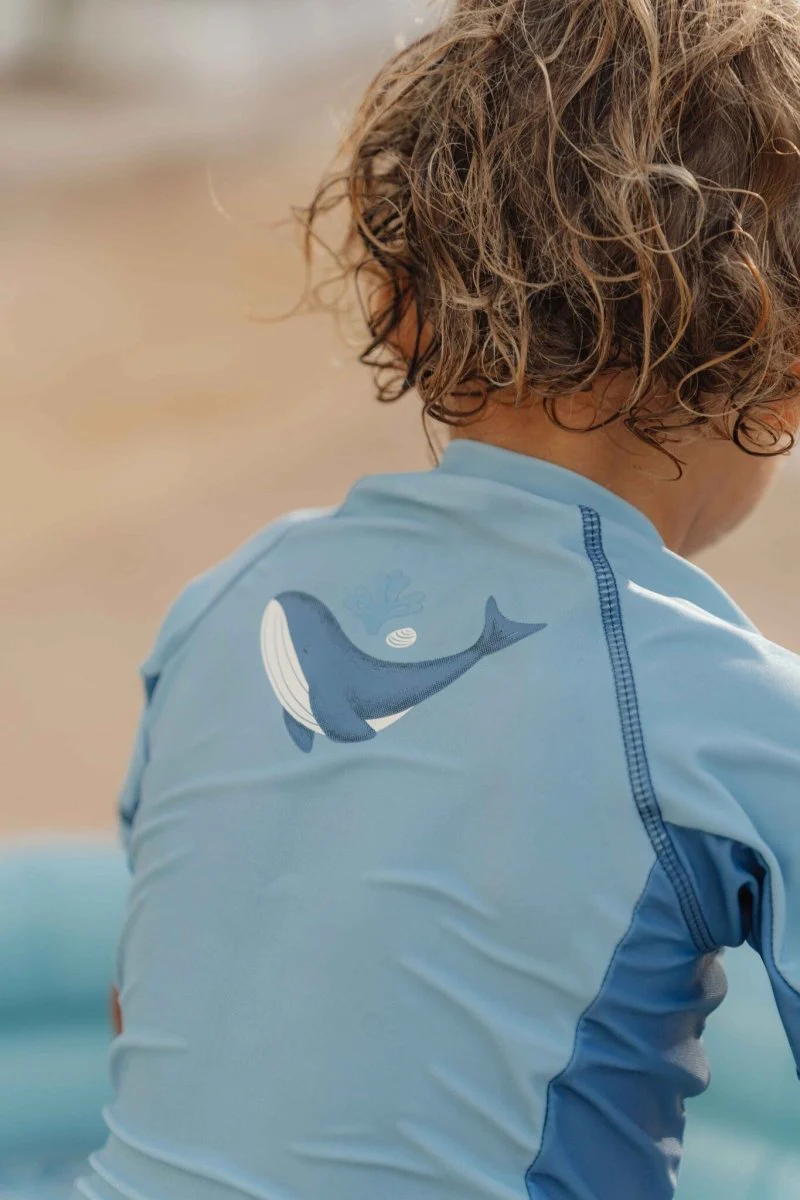 Little Dutch Zwemshirt Kind Korte Mouwen Blue Whale - Image 8