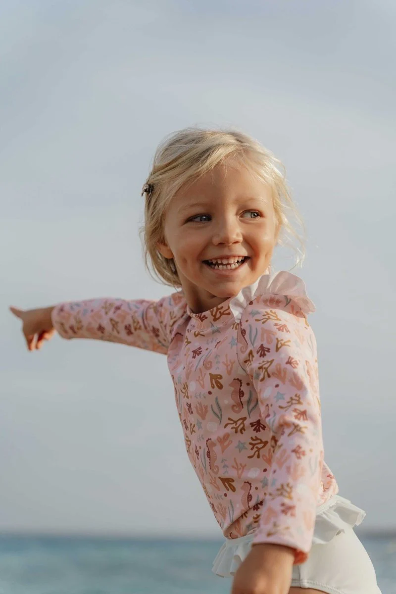 Little Dutch Zwemshirt Kind Lange Mouwen Ocean Dreams Pink - Image 3