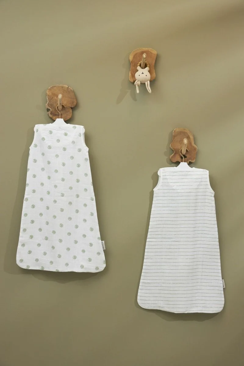 Meyco Slaapzak Baby Dots Hydrofiel Soft Green - Image 5