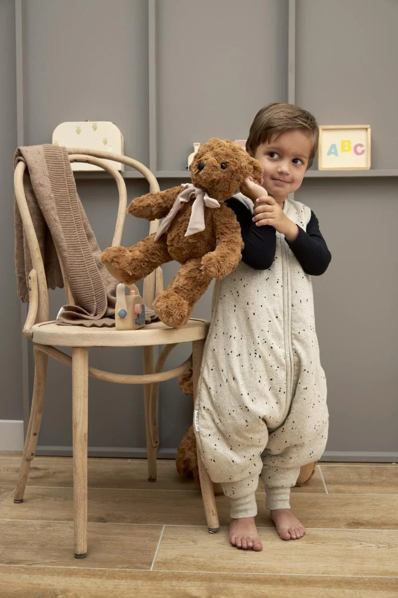 Meyco Slaapzak Baby Rib Mini Spot Winter Jumper Sand Melange - Image 6