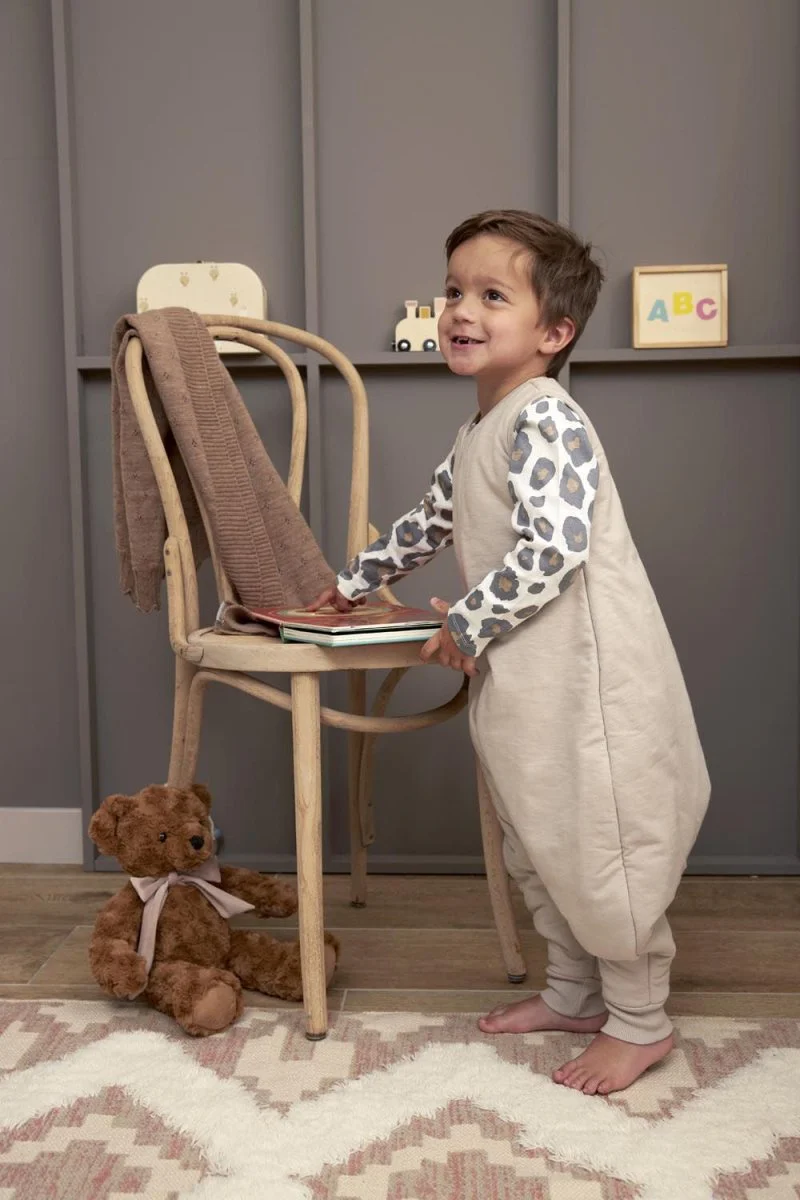 Meyco Slaapzak Baby Winter Slub Baby Greige - Image 4