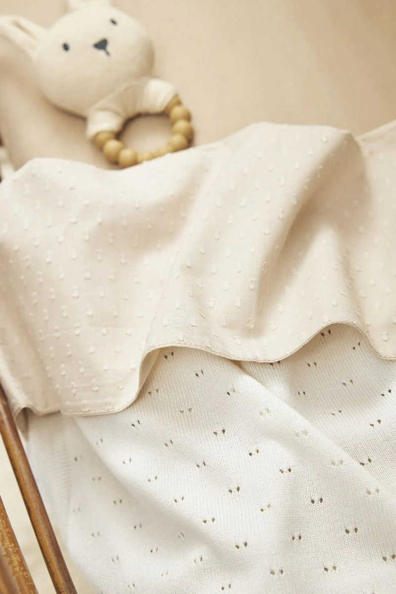 Meyco Wieglaken Plume Soft Sand 75X100cm - Image 4