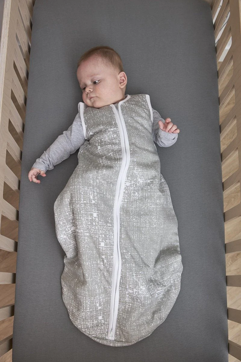 Meyco Winterslaapzak Rond Fine Lines Grijs 98 - Image 3