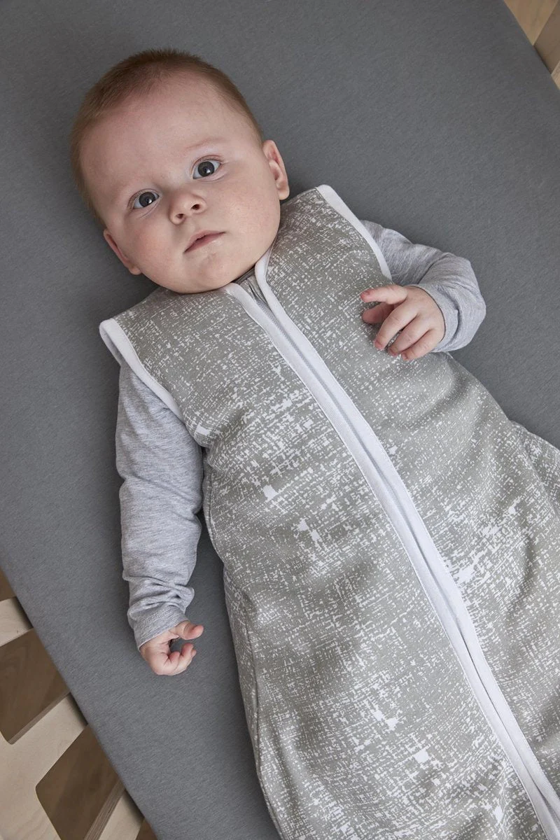 Meyco Winterslaapzak Rond Fine Lines Grijs 98 - Image 4